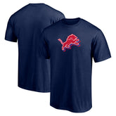 Detroit Lions Red White and Team T-Shirt Navy - NFL