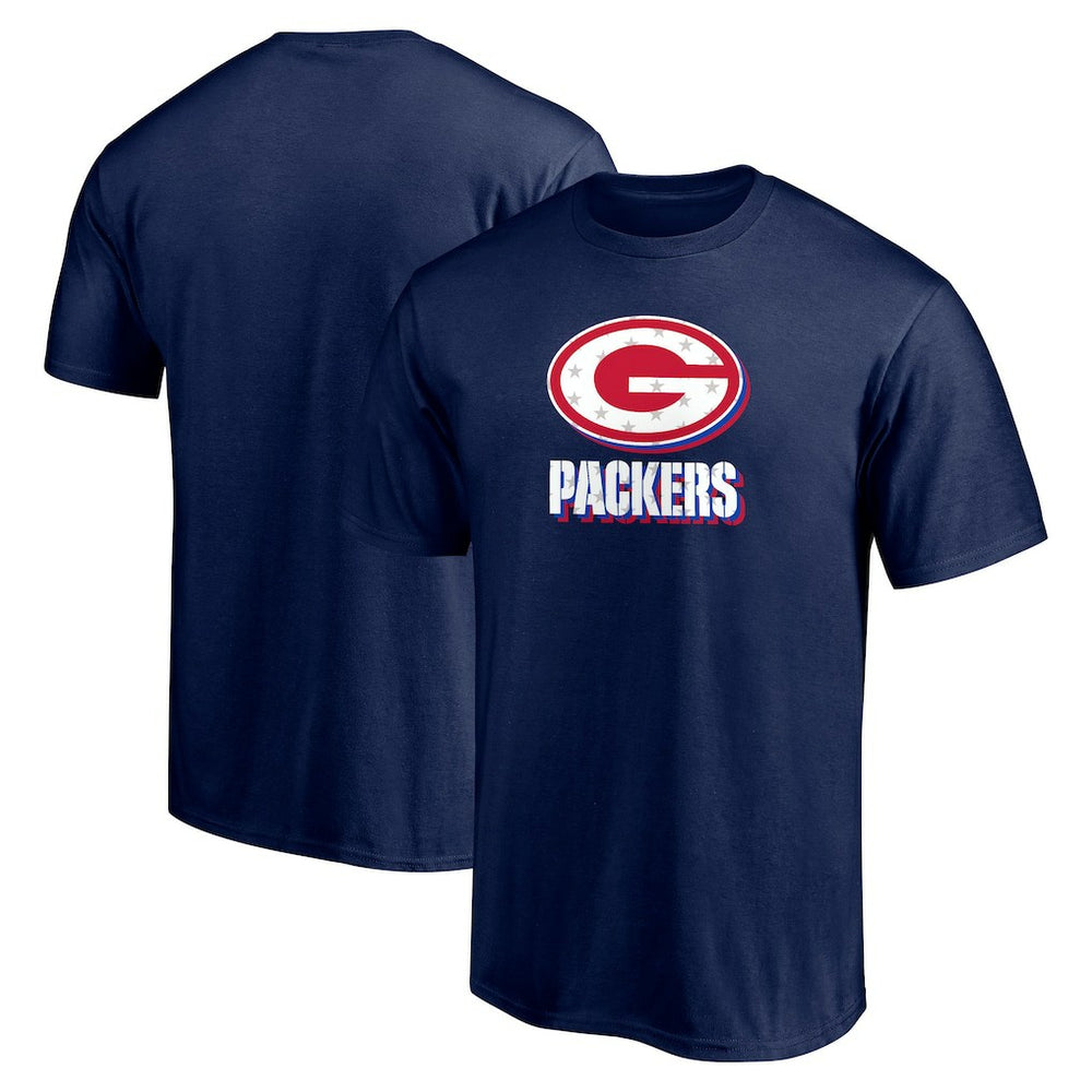 Green Bay Packers Red White and Team T-Shirt Navy - NFL