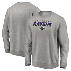 Baltimore Ravens Elevate Play Pullover Sweatshirt Gray - NFL