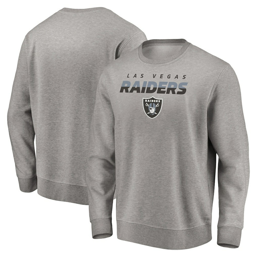 Las Vegas Raiders Elevate Play Pullover Sweatshirt Gray - NFL