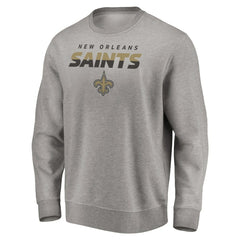 New Orleans Saints Elevate Play Pullover Sweatshirt Gray - NFL