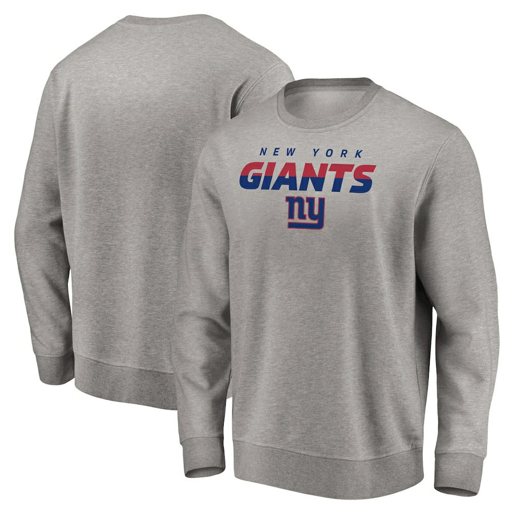 New York Giants Elevate Play Pullover Sweatshirt Gray - NFL