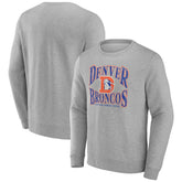 Denver Broncos Playability Pullover Sweatshirt Gray - NFL