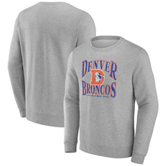Denver Broncos Playability Pullover Sweatshirt Gray - NFL