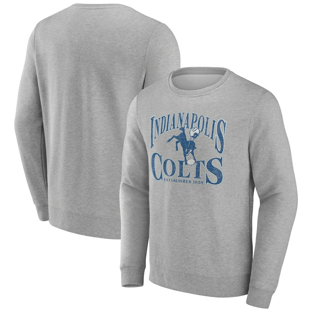 Indianapolis Colts Playability Pullover Sweatshirt Gray - NFL