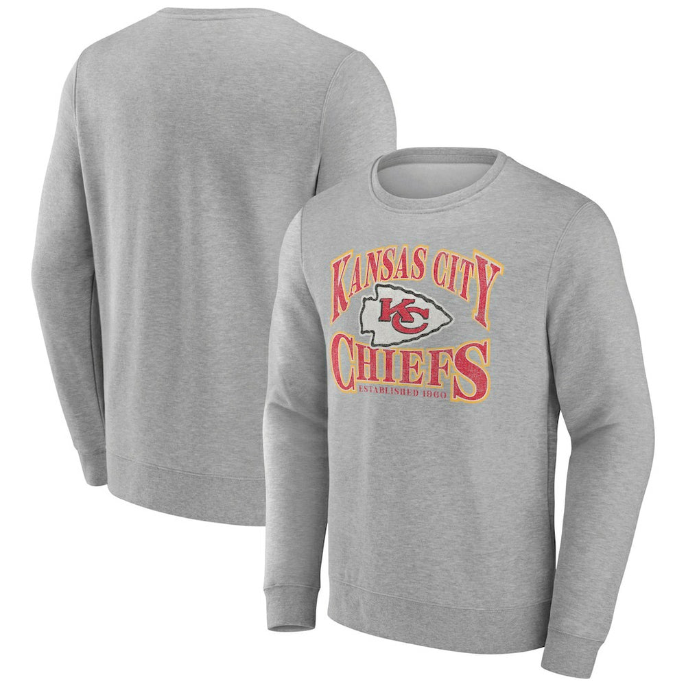 Kansas City Chiefs Playability Pullover Sweatshirt Gray - NFL