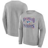 New England Patriots Playability Pullover Sweatshirt Gray - NFL