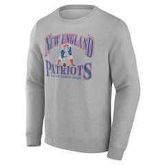 New England Patriots Playability Pullover Sweatshirt Gray - NFL