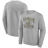 New Orleans Saints Playability Pullover Sweatshirt Gray - NFL