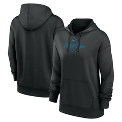 Miami Marlins Nike Women's Authentic Collection Performance Pullover Hoodie Near Me
