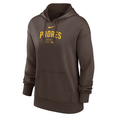 San Diego Padres Nike Women's Authentic Collection Performance Pullover Hoodie On Sale