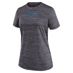 Miami Marlins Nike Women's Authentic Collection Velocity Performance T-Shirt Sale