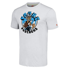 Bryce Young Carolina Panthers Homage Unisex Caricature Player Tri-Blend T-Shirt Ash - NFL