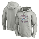 Colorado Avalanche - Heritage Pullover Hoodie Heather Gray