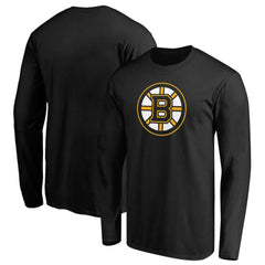 Boston Bruins Primary Logo Long Sleeve T-Shirt Black