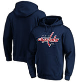 Washington Capitals Primary Logo Pullover Hoodie Navy
