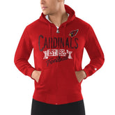Arizona Cardinals Starter Domestic Post Season Full-Zip Hoodie Cardinal - NFL