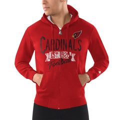Arizona Cardinals Starter Domestic Post Season Full-Zip Hoodie Cardinal - NFL