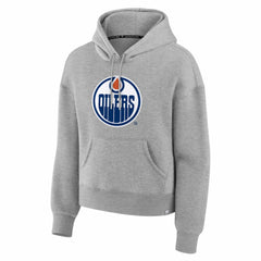 Edmonton Oilers - Fanatics Women's Essential Hoodie Heather Gray