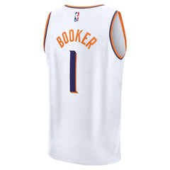Fanatics - Devin Booker Phoenix Suns Fast Break Replica Player Jersey - Association Edition - White