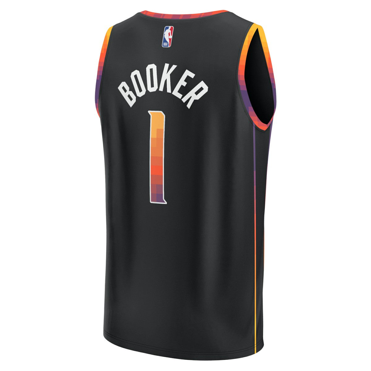 Devin Booker Phoenix Suns Fast Break Replica Player Jersey - Statement Edition - Black | NBA Jerseys