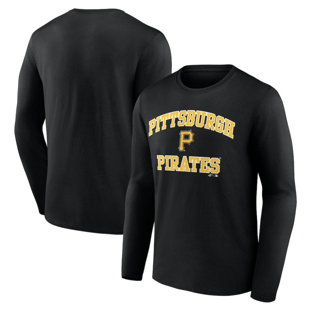 Pittsburgh Pirates Logo Athletic Heart & Soul Long Sleeve T-Shirt Near Me