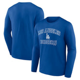Los Angeles Dodgers Logo Athletic Heart & Soul Long Sleeve T-Shirt Near Me