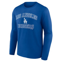 Los Angeles Dodgers Logo Athletic Heart & Soul Long Sleeve T-Shirt Near Me