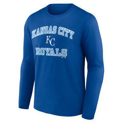 Kansas City Royals Logo Athletic Heart & Soul Long Sleeve T-Shirt Online