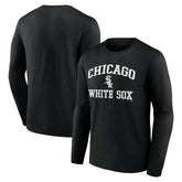 Chicago White Sox Logo Athletic Heart & Soul Long Sleeve T-Shirt Clearance