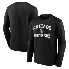 Chicago White Sox Logo Athletic Heart & Soul Long Sleeve T-Shirt Clearance