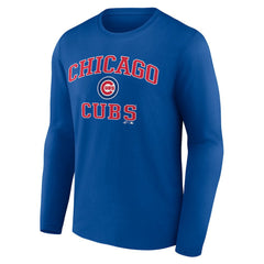 Chicago Cubs Logo Athletic Heart & Soul Long Sleeve T-Shirt Near Me