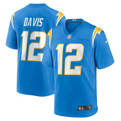 Derius Davis Los Angeles Chargers Team Game Jersey Powder Blue - Nike