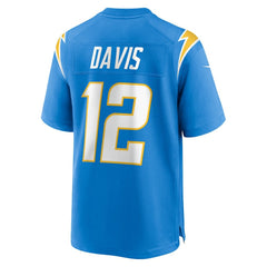 Derius Davis Los Angeles Chargers Team Game Jersey Powder Blue - Nike