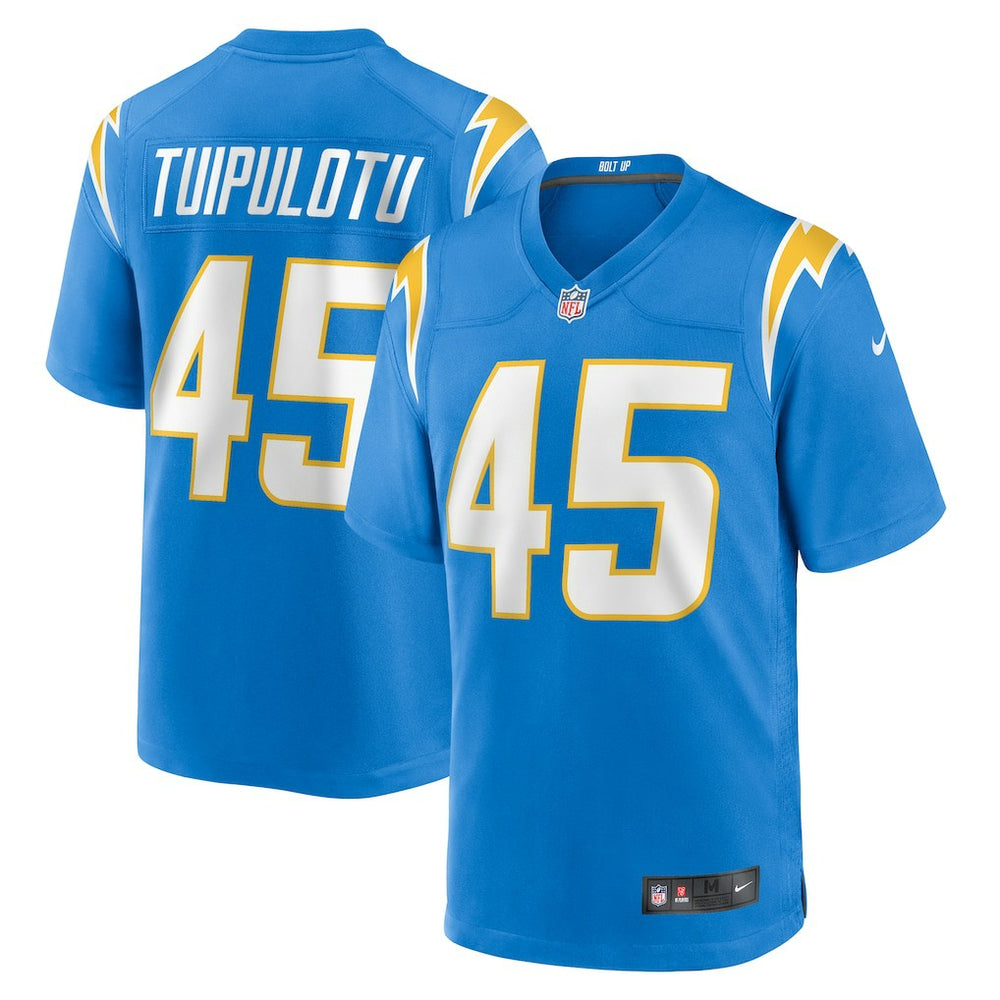 Tuli Tuipulotu Los Angeles Chargers Team Game Jersey Powder Blue - Nike