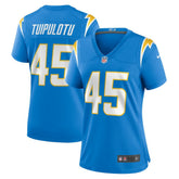 Tuli Tuipulotu Los Angeles Chargers Women's Team Game Jersey Powder Blue - Nike