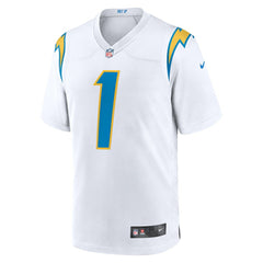 Quentin Johnston Los Angeles Chargers Away Game Jersey White - Nike