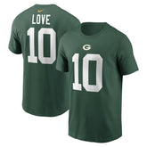 Jordan Love Green Bay Packers Player Name & Number T-Shirt Green - Nike