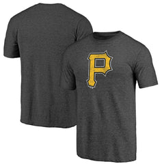 Pittsburgh Pirates Official Logo Tri-Blend T-Shirt On Sale