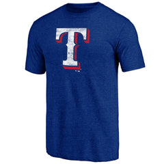 Texas Rangers Official Logo Tri-Blend T-Shirt Online