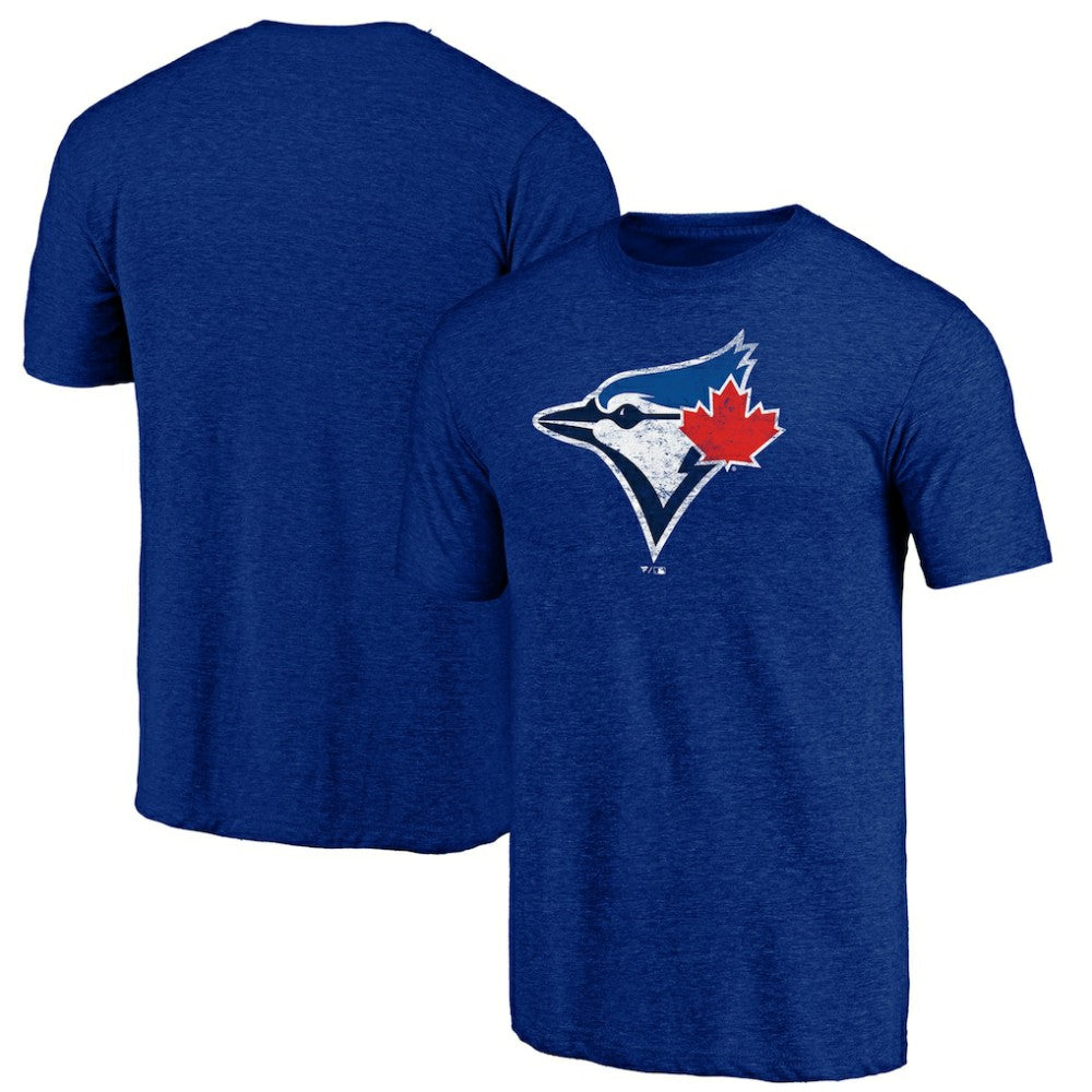 Toronto Blue Jays Official Logo Tri-Blend T-Shirt On Sale