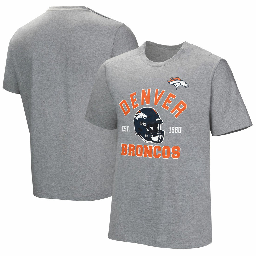 Denver Broncos Tackle Adaptive T-Shirt Gray - NFL