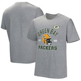 Green Bay Packers Tackle Adaptive T-Shirt Gray - NFL