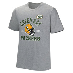 Green Bay Packers Tackle Adaptive T-Shirt Gray - NFL