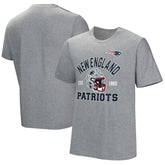 New England Patriots Tackle Adaptive T-Shirt Gray - NFL