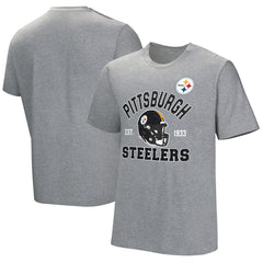 Pittsburgh Steelers Tackle Adaptive T-Shirt Gray - NFL