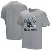 Seattle Seahawks Tackle Adaptive T-Shirt Gray - NFL