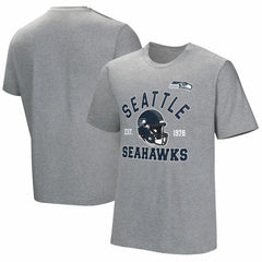 Seattle Seahawks Tackle Adaptive T-Shirt Gray - NFL