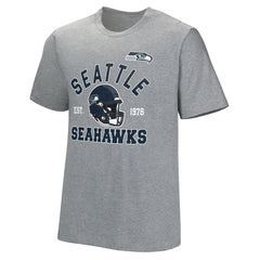 Seattle Seahawks Tackle Adaptive T-Shirt Gray - NFL