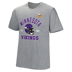 Minnesota Vikings Tackle Adaptive T-Shirt Gray - NFL